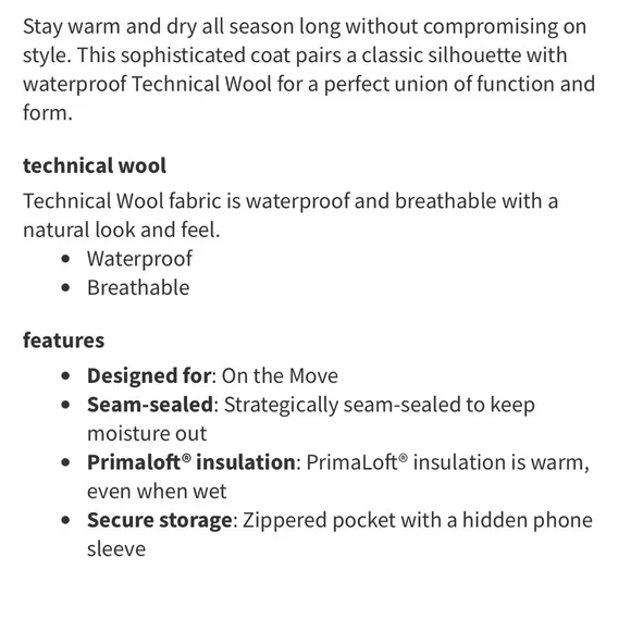 Lululemon Wool Jacket - Picture 6 of 6